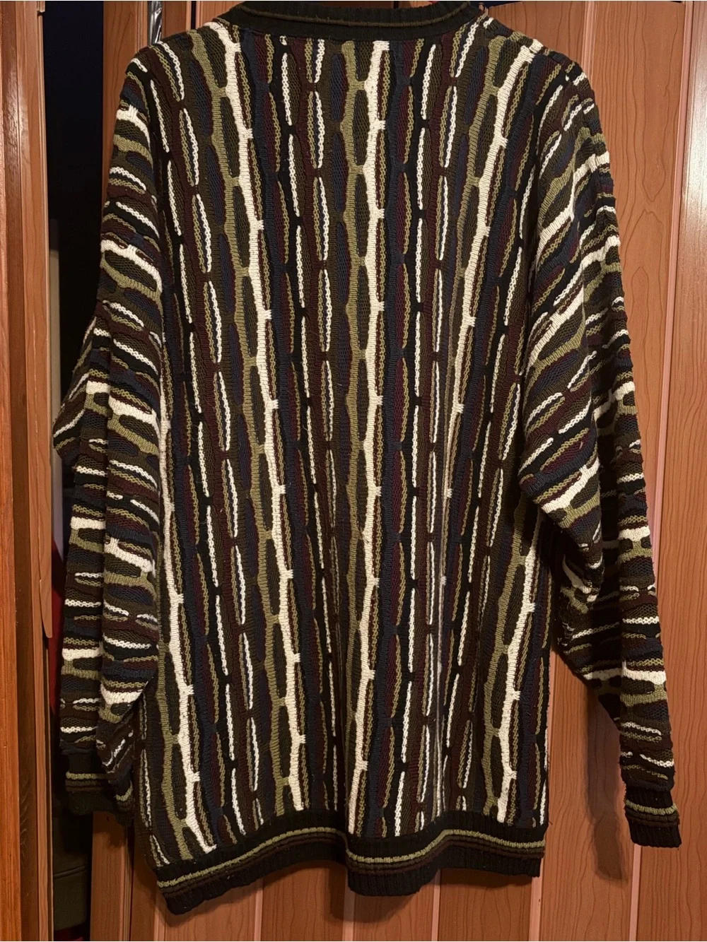 90s Protege Men's Vintage COOGI Carlo Colucci Style 3d Knit Sweater XL